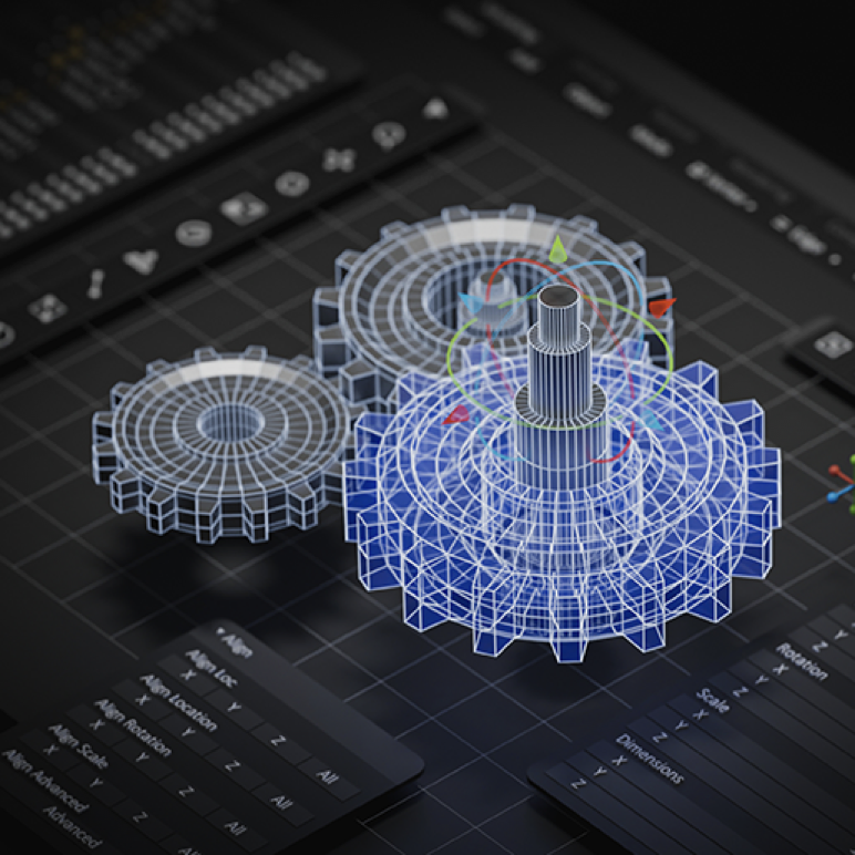 CAD design workspace